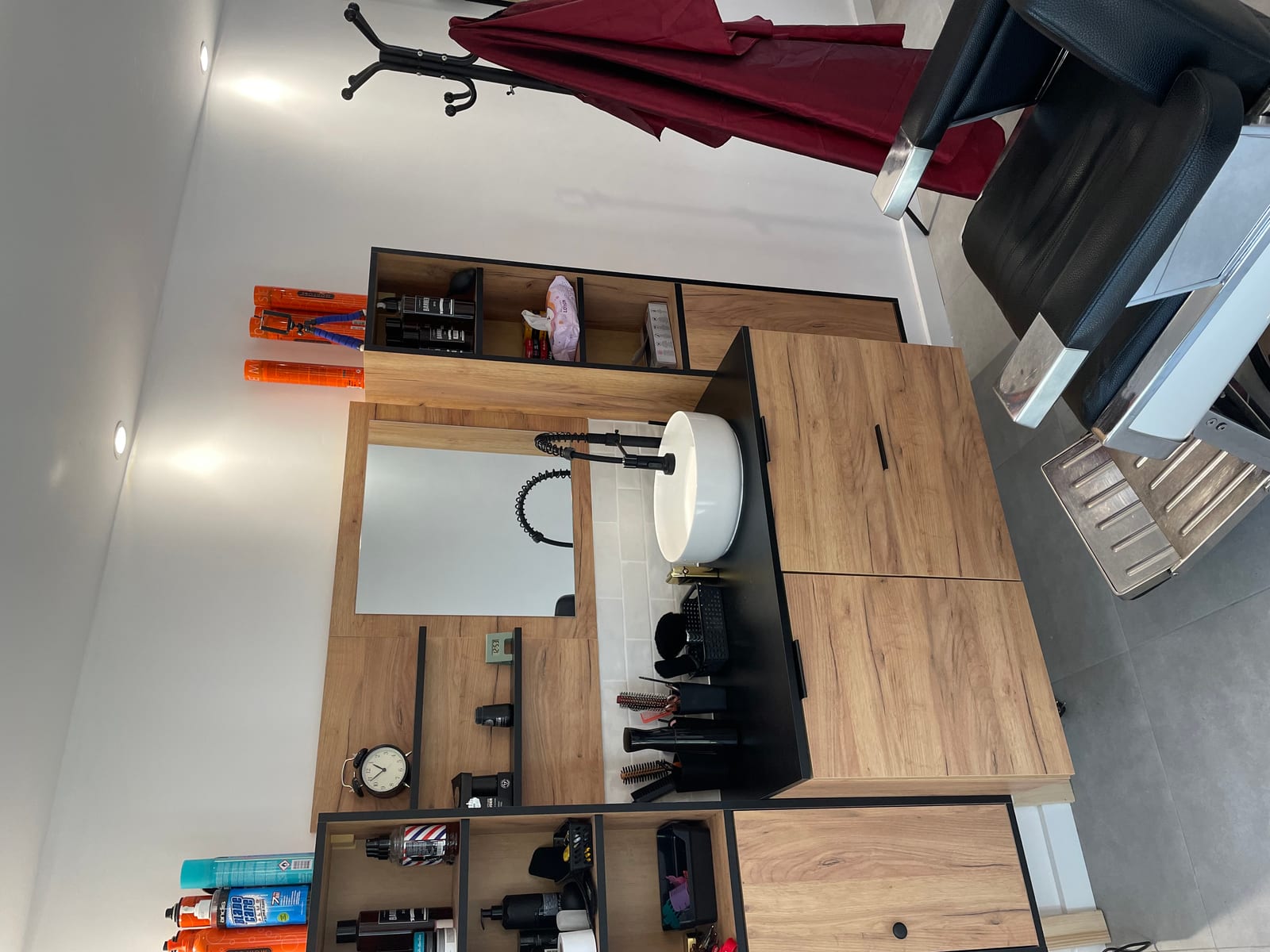 Waerdse Kapper kappersstoel in salon Butterhuizen